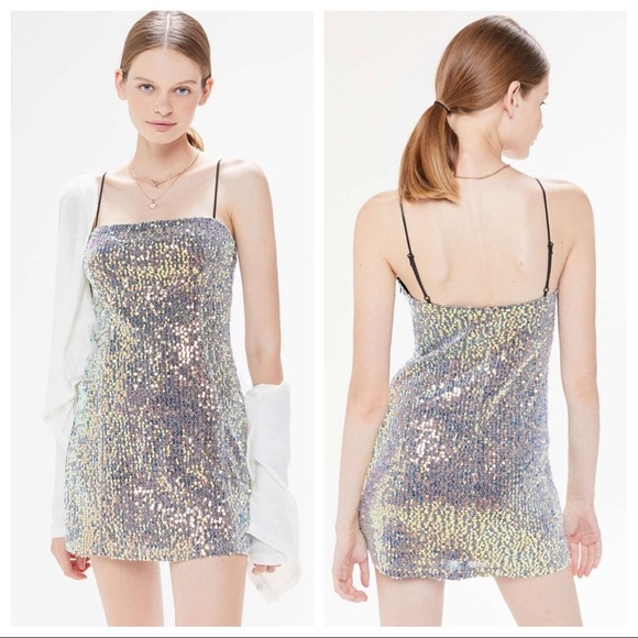 Urban Outfitters UO Kyle Sequin Mini Dress - Picture 3 of 13